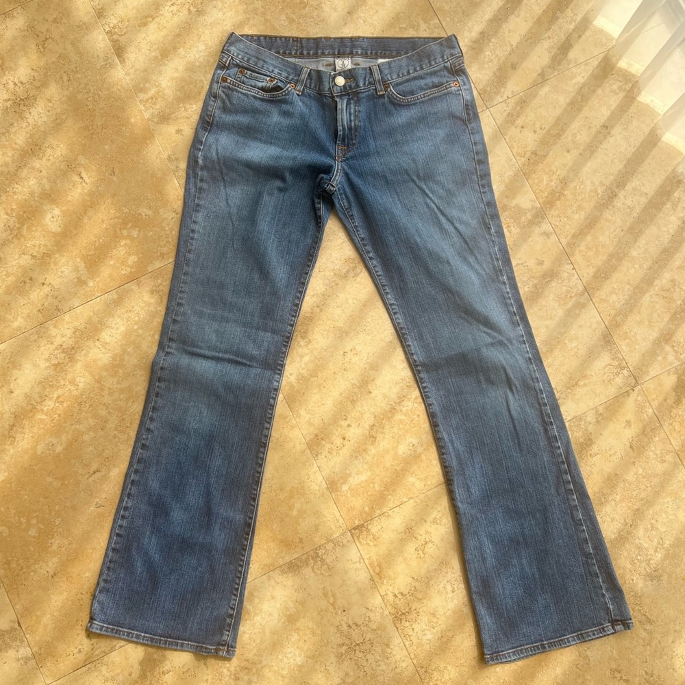 Lucky Brand Dungarees Midrise Flare